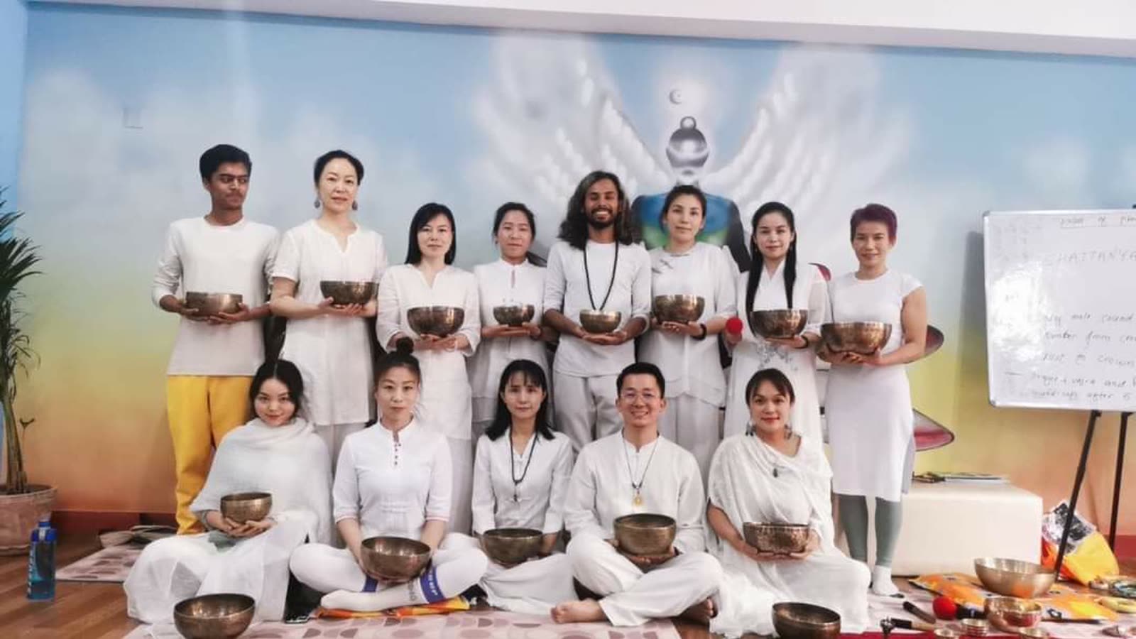 The group with their bowls