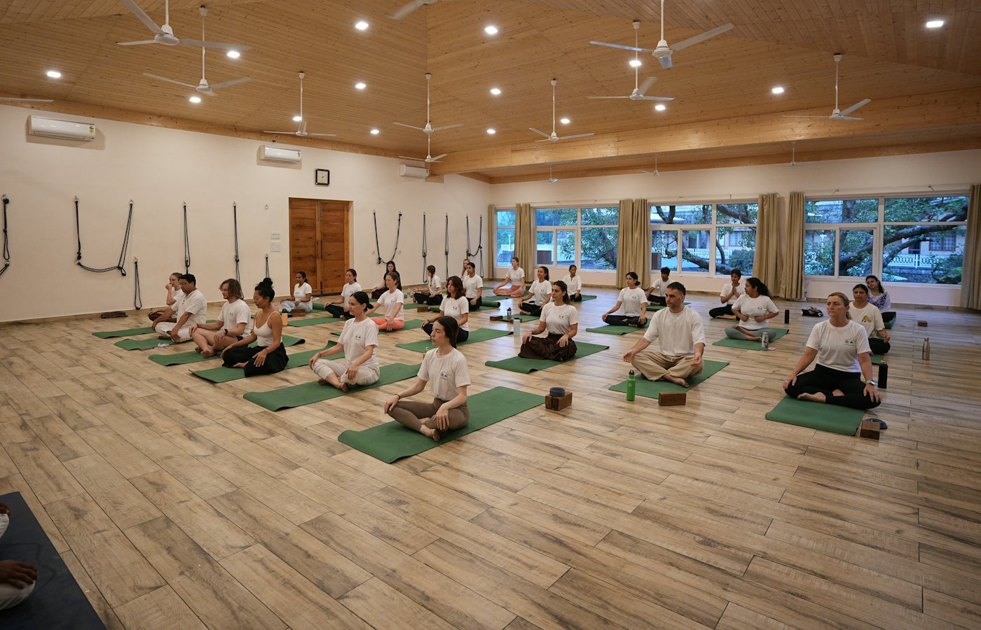 300-hour yoga teacher training studio session