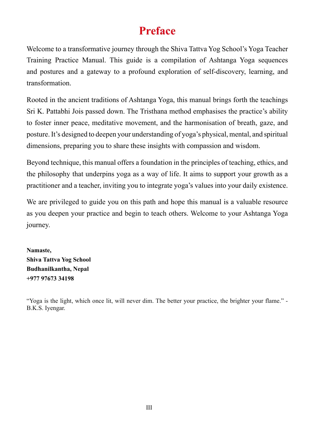 Page 3 of the practice manual